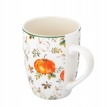 Kubek porcelanowy do Kawy Herbaty jesienny 340 ml Dynie