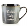 Filiżanka Kubek ceramiczny szary 400ml z grawerem TWÓJ NAPIS IMIĘ Prezent