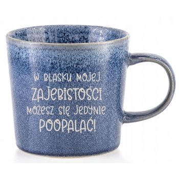 Kubek ceramiczny 400 ml z grawerem TWÓJ NAPIS TEKST IMIĘ Prezent