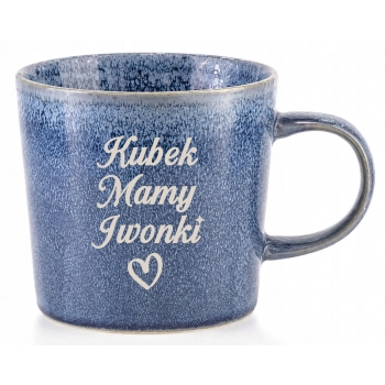 Kubek ceramiczny 400 ml z grawerem TWÓJ NAPIS TEKST IMIĘ Prezent