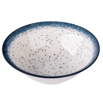 Miseczka do zupy 600 ml salaterka na przekąski Hello Blue Rustykalna 17,5cm