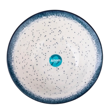 Miseczka do zupy 600 ml salaterka na przekąski Hello Blue Rustykalna 17,5cm