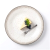 Talerz deserowy porcelanowy Altom Design Hello Sand rustykalny 19 cm