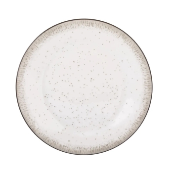 Talerz deserowy porcelanowy Altom Design Hello Sand rustykalny 19 cm