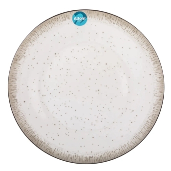 Talerz obiadowy płytki porcelanowy Hello Sand rustykalny 26,5 cm