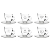 Szklana filiżanka do espresso 85 ml z grawerem personalizowany Prezent Logo