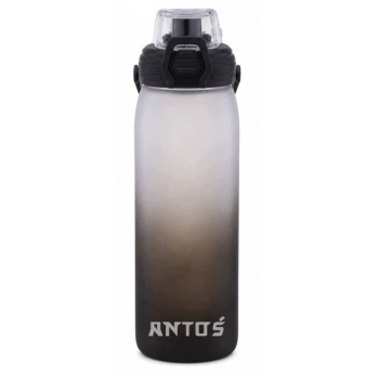 Bidon sportowy z grawerem Ustnik 850ml czarny personalizowany z imieniem