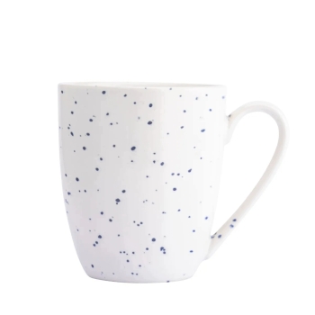 Kubek porcelanowy w kropki Altom Design Hello Blue 430 ml