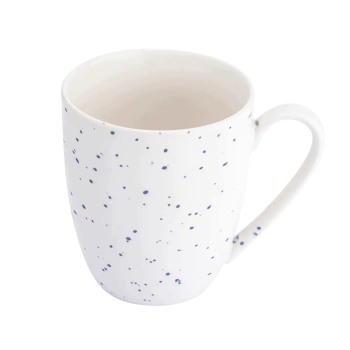 Kubek porcelanowy w kropki Altom Design Hello Blue 430 ml