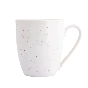 Kubek porcelanowy w kropki Altom Design Hello Sand 430 ml