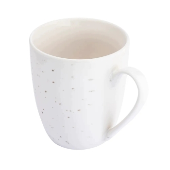 Kubek porcelanowy w kropki Altom Design Hello Sand 430 ml