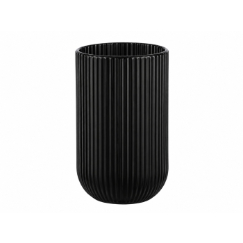 Szklanka wysoka do napojów drinków wody Florina Vacanza Black 370ml 1 szt.