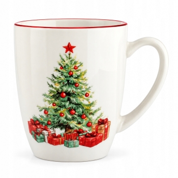 Kubek świąteczny porcelanowy Holly Dreams Choinka 380 ml