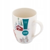 Kubek świąteczny porcelanowy Zima w lesie Święta 340 ml