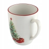 Zestaw 6 x Kubke świąteczny porcelanowy Holly Dreams Choinka 380 ml