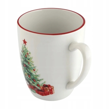 Zestaw 6 x Kubke świąteczny porcelanowy Holly Dreams Choinka 380 ml