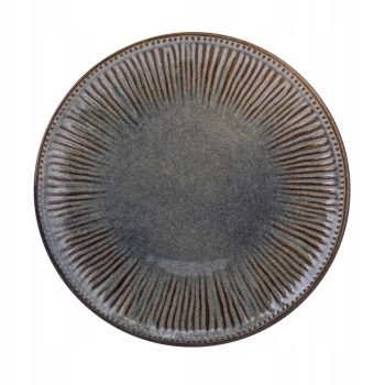 Talerz deserowy ceramiczny Altom Design Reactive Midnight 20 cm