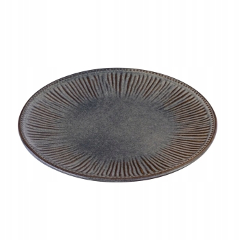 Talerz deserowy ceramiczny Altom Design Reactive Midnight 20 cm