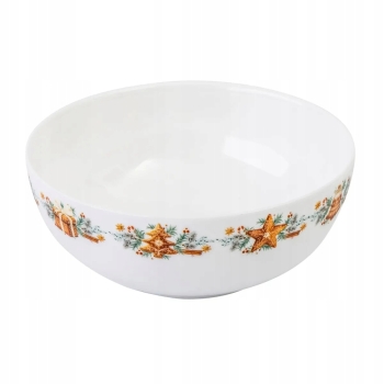 Miseczka do zupy 690 ml salaterka świąteczna Piernikowy Domek 15 cm