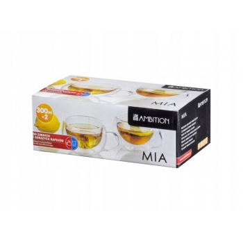 Szklanki Termiczne Filiżanki Mia 300ml Ambition