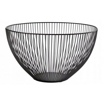 Kosz Metalowy Druciany Loft Togo Galicja Czarny