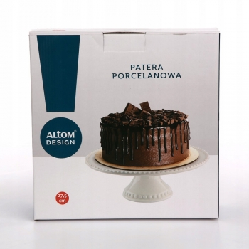 Patera Porcelanowa Na Ciasto Tort Regular 27,5 Cm